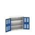 16926730 - VERSO Armoire à Porte Ventilée - Avec 2 Tablettes - LxPxH 800x350x800mm + Murale - Bleu Gentiane RAL 5010 16926730 - VERSO Armoire à Porte Ventilée - Avec 2 Tablettes - LxPxH 800x350x800mm + Murale - Bleu Gentiane RAL 5010