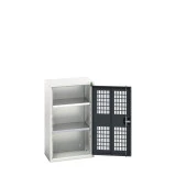16926711 - VERSO Armoire à Porte Ventilée - Avec 2 Tablettes - LxPxH 525x350x900mm + Murale - Gris Anthracite RAL 7016 16926711 - VERSO Armoire à Porte Ventilée - Avec 2 Tablettes - LxPxH 525x350x900mm + Murale - Gris Anthracite RAL 7016