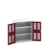 16926741 - VERSO Armoire à Porte Ventilée - Avec 2 Tablettes - LxPxH 800x550x900mm - Rouge Pourpre RAL 3004 16926741 - VERSO Armoire à Porte Ventilée - Avec 2 Tablettes - LxPxH 800x550x900mm - Rouge Pourpre RAL 3004