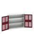16926751 - VERSO Armoire à Porte Ventilée - Avec 2 Tablettes - LxPxH 1050x350x900mm + Murale - Rouge Pourpre RAL 3004 16926751 - VERSO Armoire à Porte Ventilée - Avec 2 Tablettes - LxPxH 1050x350x900mm + Murale - Rouge Pourpre RAL 3004