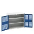 16926761 - VERSO Armoire à Porte Ventilée - Avec 2 Tablettes - LxPxH 1050x550x900mm - Bleu Gentiane RAL 5010 16926761 - VERSO Armoire à Porte Ventilée - Avec 2 Tablettes - LxPxH 1050x550x900mm - Bleu Gentiane RAL 5010