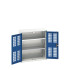 16926731 - VERSO Armoire à Porte Ventilée - Avec 2 Tablettes - LxPxH 800x350x900mm + Murale - Bleu Gentiane RAL 5010 16926731 - VERSO Armoire à Porte Ventilée - Avec 2 Tablettes - LxPxH 800x350x900mm + Murale - Bleu Gentiane RAL 5010