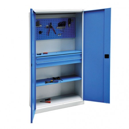 Armoire d'atelier haute et basse avec rangement
