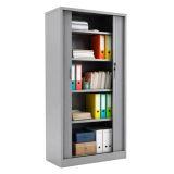 Armoire métallique à rideaux monobloc H 100 x L 90 cm Armoire métallique à rideaux monobloc H 100 x L 90 cm