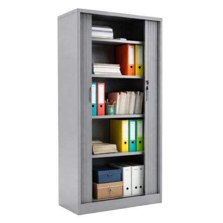 Armoire métallique à rideaux monobloc H 100 x L 90 cm