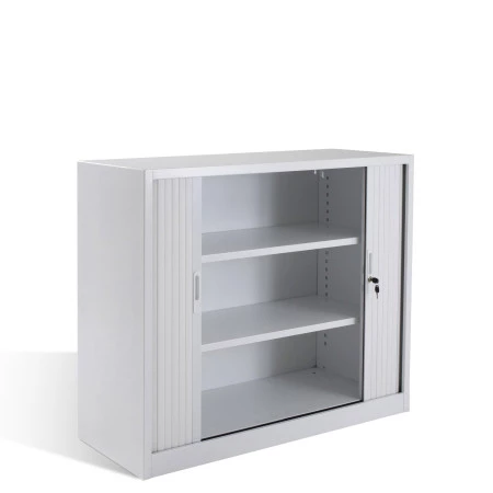 Armoire basse à rideaux coulissants - Hauteur 1050 mm Armoire basse à rideaux coulissants - Hauteur 1050 mm