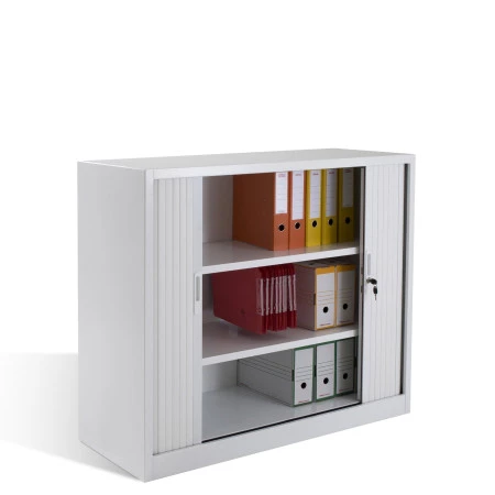 Armoire basse à rideaux coulissants - Hauteur 1050 mm Armoire basse à rideaux coulissants - Hauteur 1050 mm