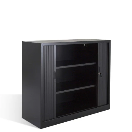 Armoire basse à rideaux coulissants - Hauteur 1050 mm Armoire basse à rideaux coulissants - Hauteur 1050 mm
