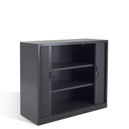 Armoire basse à rideaux coulissants - Hauteur 1050 mm Armoire basse à rideaux coulissants - Hauteur 1050 mm