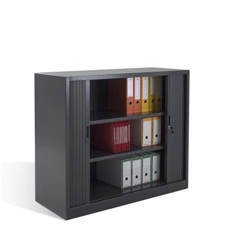 Armoire basse à rideaux coulissants - Hauteur 1350 mm Armoire basse à rideaux coulissants - Hauteur 1350 mm