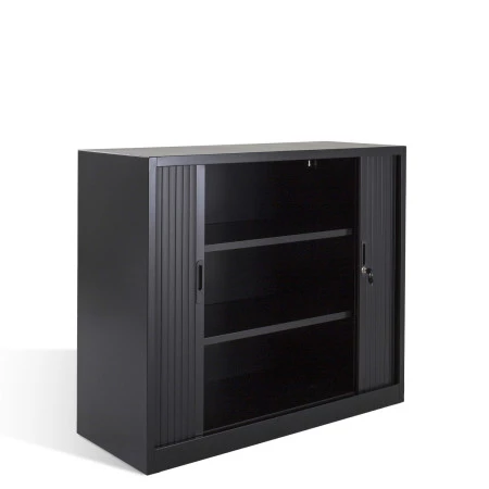Armoire basse à rideaux coulissants - Hauteur 1350 mm Armoire basse à rideaux coulissants - Hauteur 1350 mm