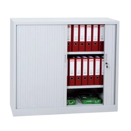 Armoire basse à rideaux coulissants. Hauteur 750 à 1350 mm. 1 ou 2 étagères. Nombreuses options disponibles. Armoire basse à rideaux coulissants. Hauteur 750 à 1350 mm. 1 ou 2 étagères. Nombreuses options disponibles.