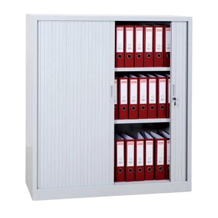Armoire basse à rideaux coulissants. Trois longueurs d'armoire disponibles : 800 à 1200 mm. Monobloc ou en Kit Armoire basse à rideaux coulissants. Trois longueurs d'armoire disponibles : 800 à 1200 mm. Monobloc ou en Kit