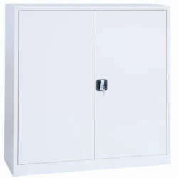 Armoire basse de bureau portes battantes
