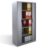 Armoire haute à rideaux coulissants - Hauteur 1800 mm