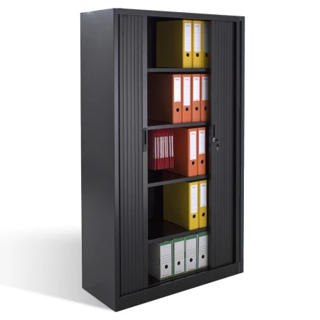 Armoire haute à rideaux coulissants - Hauteur 1800 mm