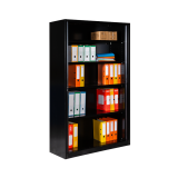 Armoire haute à rideaux coulissants - Hauteur 1950 mm Armoire haute à rideaux coulissants - Hauteur 1950 mm