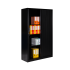 Armoire haute à rideaux coulissants - Hauteur 1950 mm Armoire haute à rideaux coulissants - Hauteur 1950 mm