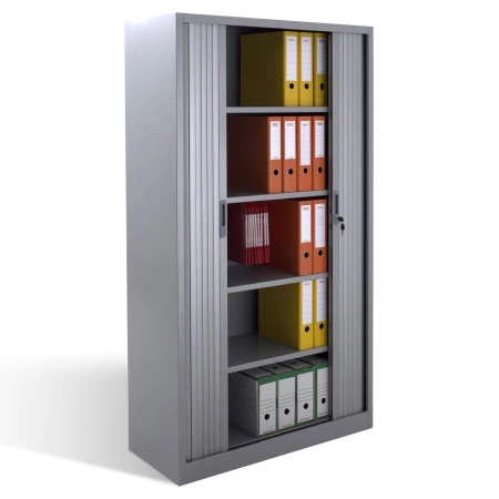 Armoire haute à rideaux coulissants - Hauteur 1950 mm Armoire haute à rideaux coulissants - Hauteur 1950 mm