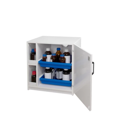 Armoire de sécurité sous paillasse pour acides et bases Armoire de sécurité sous paillasse pour acides et bases