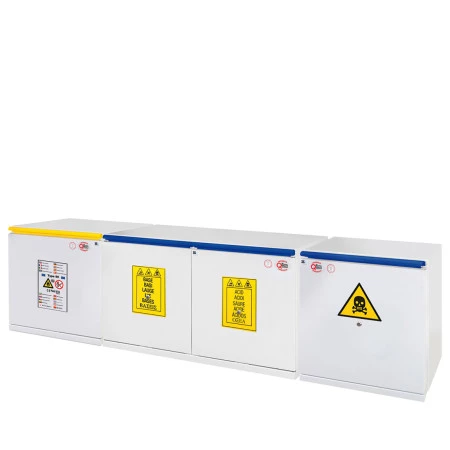 Armoire pour produits dangereux Inflammables, Acides, Bases, Toxiques. Armoire pour produits dangereux Inflammables, Acides, Bases, Toxiques.