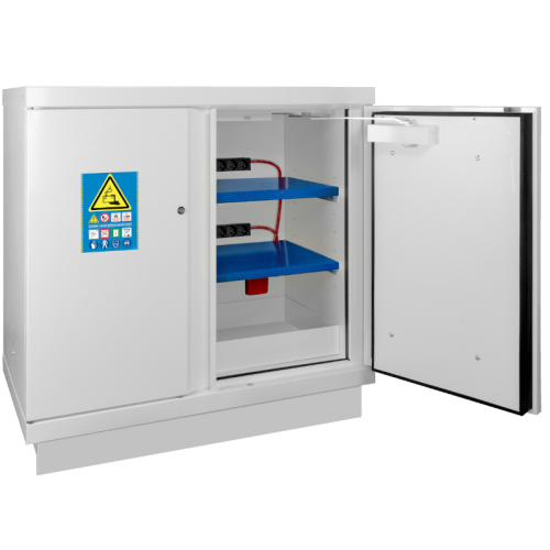 Armoire basse pour la recharge des batteries lithium-ion