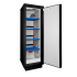 Armoire noire de sécurité équipée de 4 étagères - Armoire haute 1 porte Armoire noire de sécurité équipée de 4 étagères - Armoire haute 1 porte