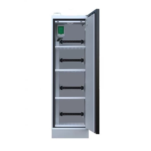 Armoire de charge de batteries lithium-ion, 4 étagères, L 600 mm
