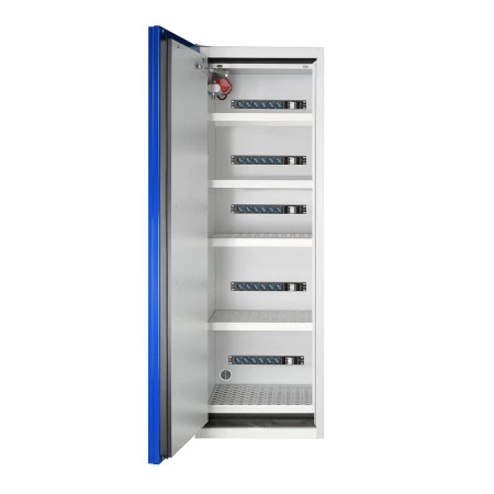 Armoire de charge pour batteries lithium-ion