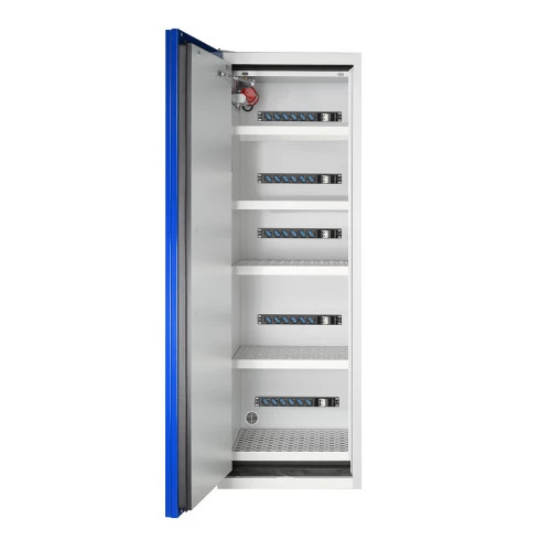 Armoire de charge pour batteries lithium-ion résistante au feu 90 minutes