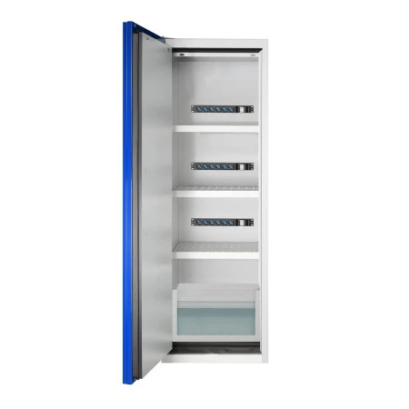 Armoire de sécurité pour batteries lithium-ion avec réservoir à eau - L 900 mm Armoire de sécurité pour batteries lithium-ion avec réservoir à eau - L 900 mm
