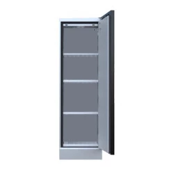Armoire de stockage de batteries lithium-ion, 4 étagères, L 600 mm