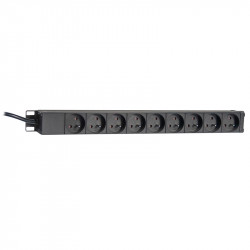 Rack de 9 prises électriques puissance maximale 4000 watts/16ampères