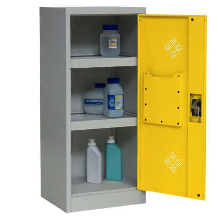 Armoire basse de sécurité 1 porte pour produits dangereux Armoire basse de sécurité 1 porte pour produits dangereux