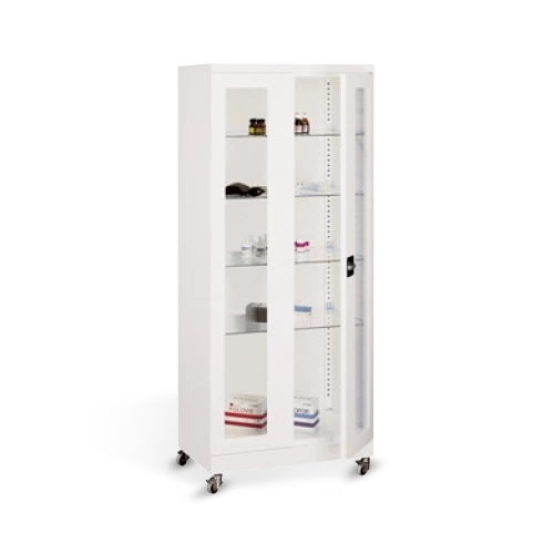 Armoire médicale avec roulettes