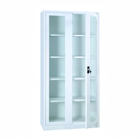 Armoire médicale grande hauteur à 4 étagères et portes en verre. Construit en métal soudé résistant, l'armoire répond aux normes d'hygiène en vigueur. Fixation possible au mur par l'arrière, plateaux ajustables en hauteur
Peinture poudre époxy cuite au f Armoire médicale grande hauteur à 4 étagères et portes en verre. Construit en métal soudé résistant, l'armoire répond aux normes d'hygiène en vigueur. Fixation possible au mur par l'arrière, plateaux ajustables en hauteur
Peinture poudre époxy cuite au f