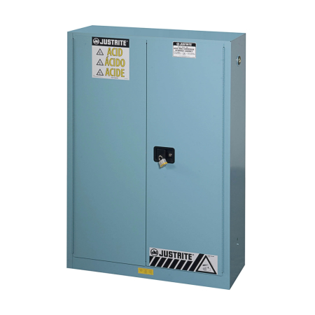 Armoire de sécurité pour produits corrosifs, capacité : 170 L, JU705B, Justrite. Armoire de sécurité pour produits corrosifs, capacité : 170 L, JU705B, Justrite.