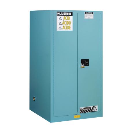 Armoire de sécurité pour produits corrosifs, Acier double paro, capacité : 227 L, JU600B. Armoire de sécurité pour produits corrosifs, Acier double paro, capacité : 227 L, JU600B.