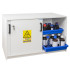 Armoire de protection des produits chimiques, sous-paillasse, 2 portes coulissantes,APC61+. Armoire de protection des produits chimiques, sous-paillasse, 2 portes coulissantes,APC61+.