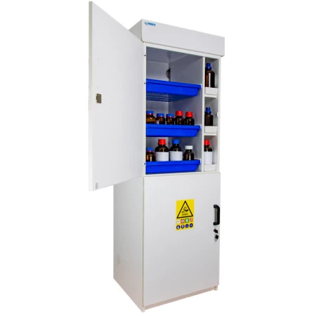 Armoire de sécurité APC92+, acides et bases, 2 portes battantes. Armoire de sécurité APC92+, acides et bases, 2 portes battantes.
