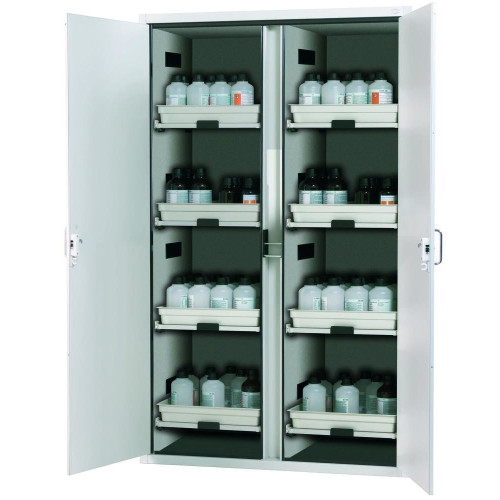 Armoire pour produits chimiques acier/mélaminé