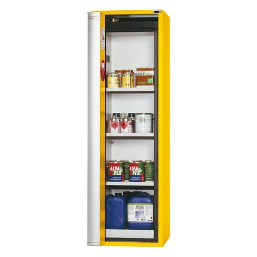 Armoire anti-feu 90 min automatique 1 porte avec 3 étagères