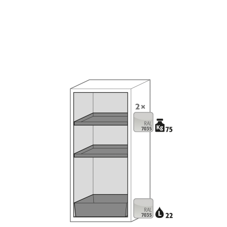 Armoire de sécurité S-PEGASUS-90 modèle Armoire de sécurité S-PEGASUS-90 modèle