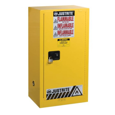 Armoire de sécurité pour produits inflammables, Capacité 57 litres. Armoire de sécurité pour produits inflammables, Capacité 57 litres.