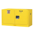 Armoire de sécurité pour produits inflammables, basse, 2 portes, capacité 64 L. Armoire de sécurité pour produits inflammables, basse, 2 portes, capacité 64 L.