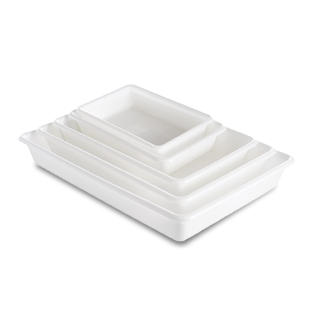 Bac alimentaire plastique plat GILAC - 2 à 10 L