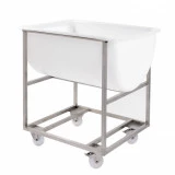 Chariot en inox ou en acier pour patière Chariot en inox ou en acier pour patière