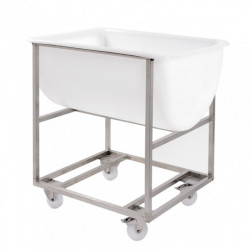 Chariot en inox ou en acier pour patière