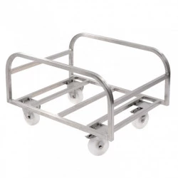 Chariot inox pour bac profond