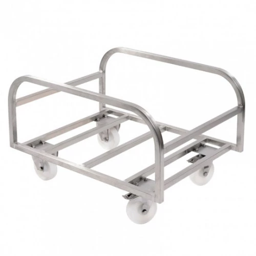 Chariot inox pour bac profond Chariot inox pour bac profond